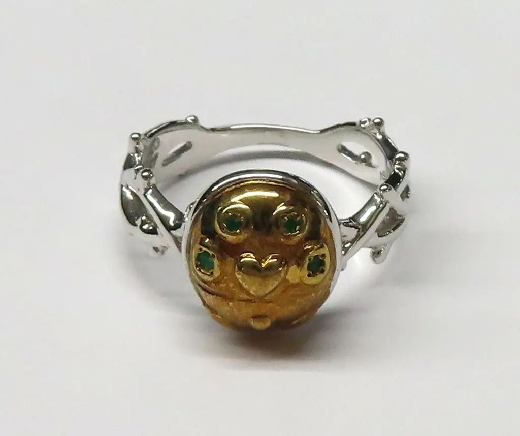【中古】銀製品・指輪・アクセサリー(キャラクター) ゴールド・エクスペリエンス リング 13号 「ジョジョの奇妙な冒険 第五部 黄金の風」