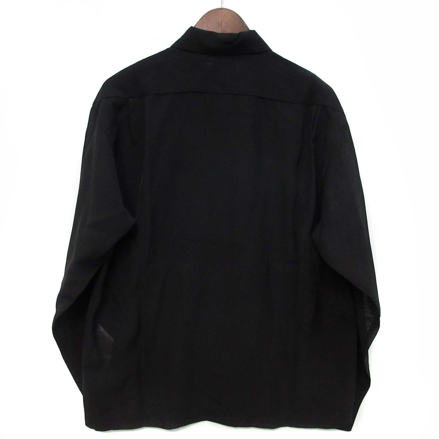 ショット SCHOTT BROS スラブ シフォン オープンカラー 長袖 シャツ