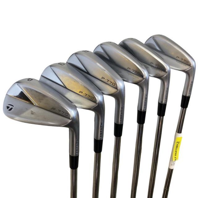 【中古】 テーラーメイド Taylor Made P・770(2023) 6S アイアンセット IR Dynamic Gold EX TOUR ISSUE (フレックスS) メンズ 男性用 右利き 右用 Cランク ゴルフクラブ