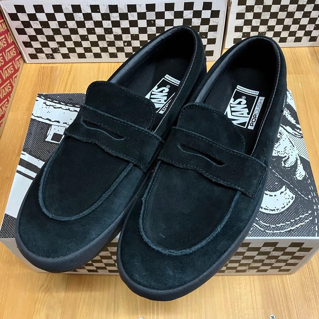 VANS SKATE LOAFER ローファー バンズ BLACK スケート スニーカー スケートシューズ US VANS
