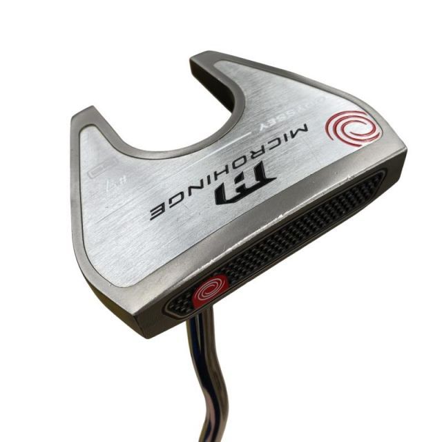 【中古】 オデッセイ MICROHINGE #7 DB 33インチ パター PT スチール (フレックスその他) メンズ 男性用 右利き 右用 Cランク ゴルフクラブ
