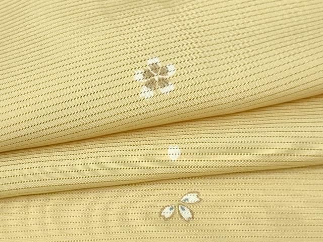 平和屋着物＊夏物　小紋　絽　舞花文　正絹　逸品　DABG9828sf