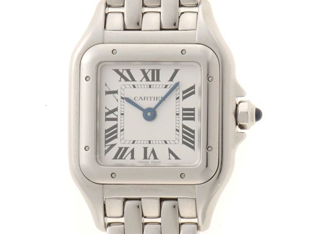 CARTIER カルティエ パンテール ドゥ カルティエSM WSPN0006 腕時計 スティール シルバー文字盤 クオーツ レディース【中古】472