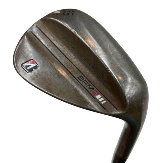 【中古】 ブリヂストン BRIDGESTONE BRM2 ノーメッキ 58°/08°M ウェッジ WG 純正特注シャフト (フレックスX) メンズ 男性用 右利き 右用 Cランク ゴルフクラブ