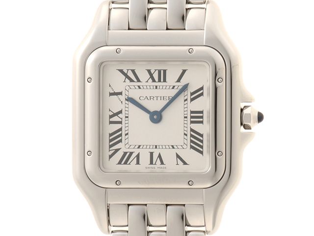 CARTIER カルティエ パンテール ドゥ カルティエ MM WSPN0007 腕時計 スティール シルバー文字盤 クオーツ　2022年正規品 レディース【中古】472