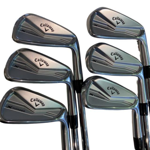 【中古】 キャロウェイ X FORGED(2024) 6S アイアンセット IR 純正特注シャフト (フレックスS) メンズ 男性用 右利き 右用 Bランク ゴルフクラブ