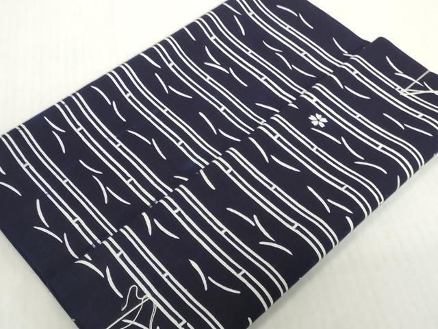 平和屋着物＊夏物　浴衣　反物　着尺　注染　花間道　綿　逸品　未使用　DABH2656zzz