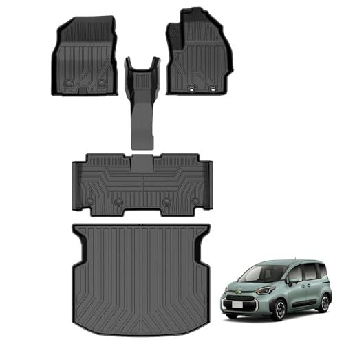 R◆Jiooy?トヨタ 新型シエンタ 10系 MXP フロアマット+セカンドマット+ラゲッジトレイ 5枚セット 5人乗り用 SIENTA 10系 トランクマット MXPC10G MXPL10G MXPL15G 2022年8月?現行 防水 3D 9ab0d2ae