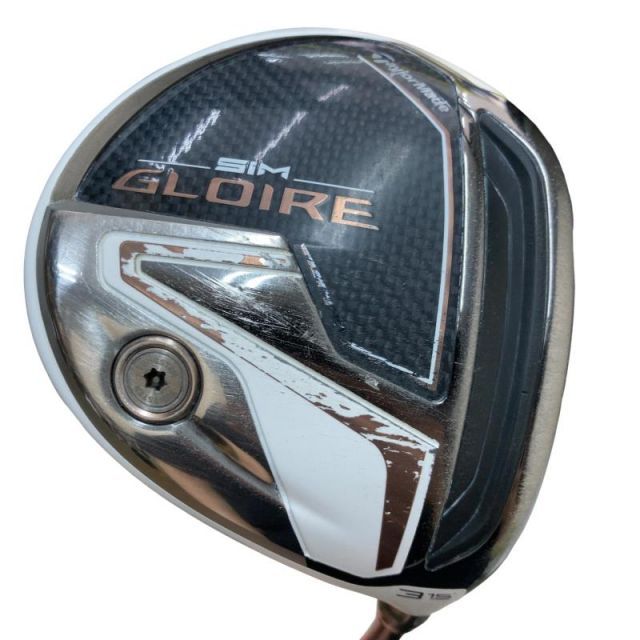 【中古】 テーラーメイド SIM GLOIRE 3W フェアウェイウッド FW AIR Speeder TM(FW) (フレックスSR) メンズ 男性用 右利き 右用 Cランク ゴルフクラブ