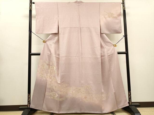 ［6462］訪問着 美品 中国三大刺繍 汕頭刺繍 スワトウ 正絹 着物 袷 逸品 平和屋着物▽中国三大刺繍 スワトウ刺繍 汕頭刺繍 総刺繍 訪問着 吉祥
