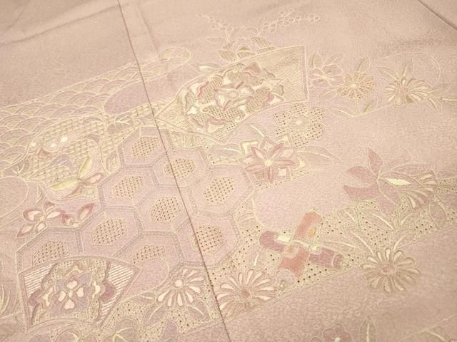 平和屋着物▽中国三大刺繍 スワトウ刺繍 汕頭刺繍 総刺繍 訪問着 吉祥