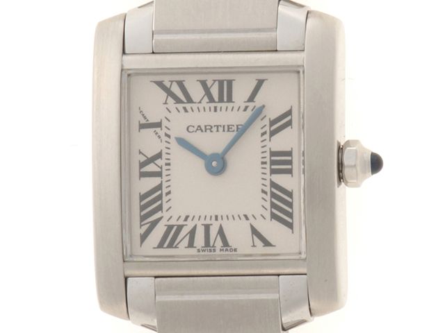 CARTIER カルティエ タンクフランセーズSM W51008Q3 腕時計 スティール クオーツ レディース【中古】472