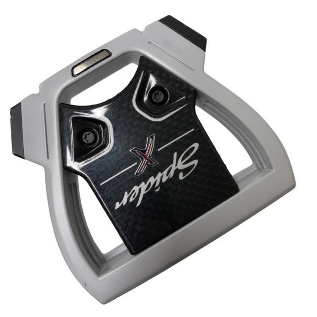 【中古】 テーラーメイド Spider X CHALK/WHITE スモールスラント 34インチ パター PT スチール(ブラック) (フレックスその他) メンズ 男性用 右利き 右用 Cランク ゴルフクラブ