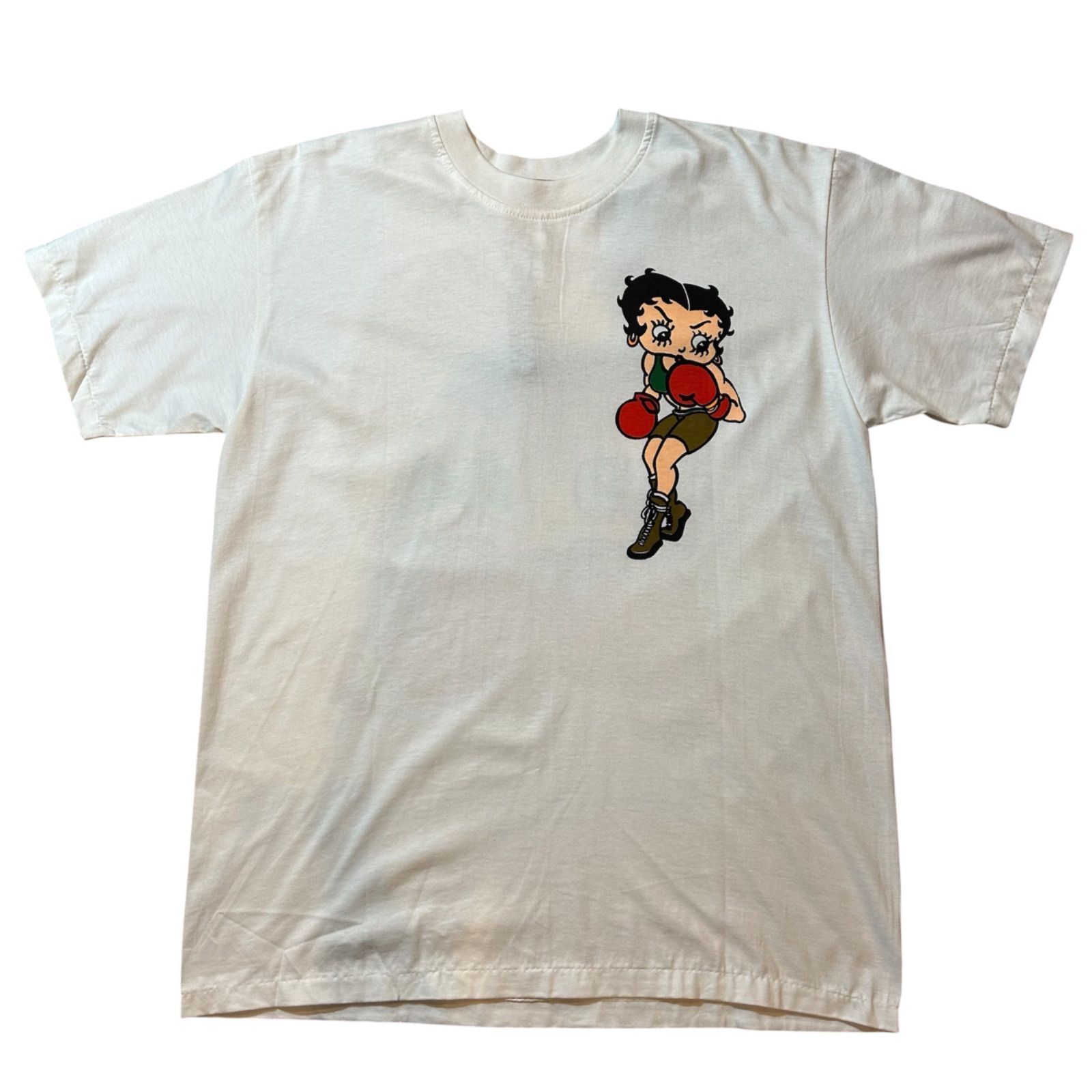 90s Betty boop boxer T-shirt dead stock / 90年代 ベティ・ブープ ボクサー Tシャツ デッドストック【F540】