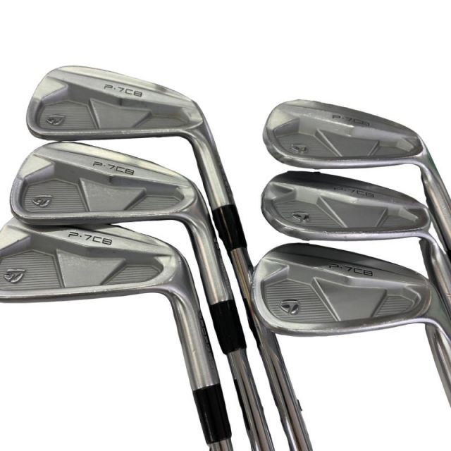 【中古】 テーラーメイド Taylor Made P・7CB(2024) 8S アイアンセット IR 純正特注シャフト (フレックスS) メンズ 男性用 右利き 右用 Cランク ゴルフクラブ