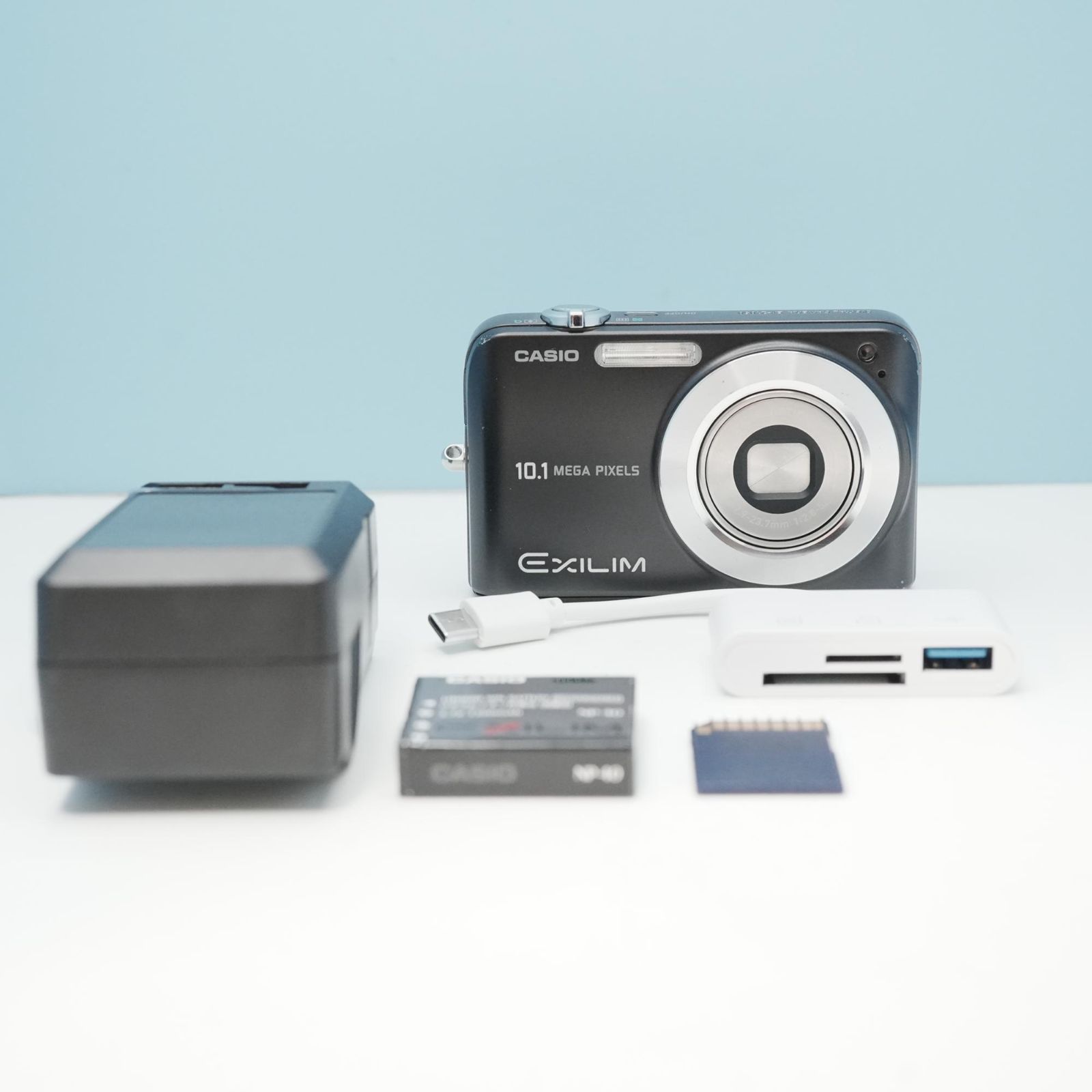 CASIO EXILIM EX-Z1050セット　ワケアリですが動作確認済 CASIO EXILIM EX-Z1050 デジカメ スマホ転送OK フルセット 極美品