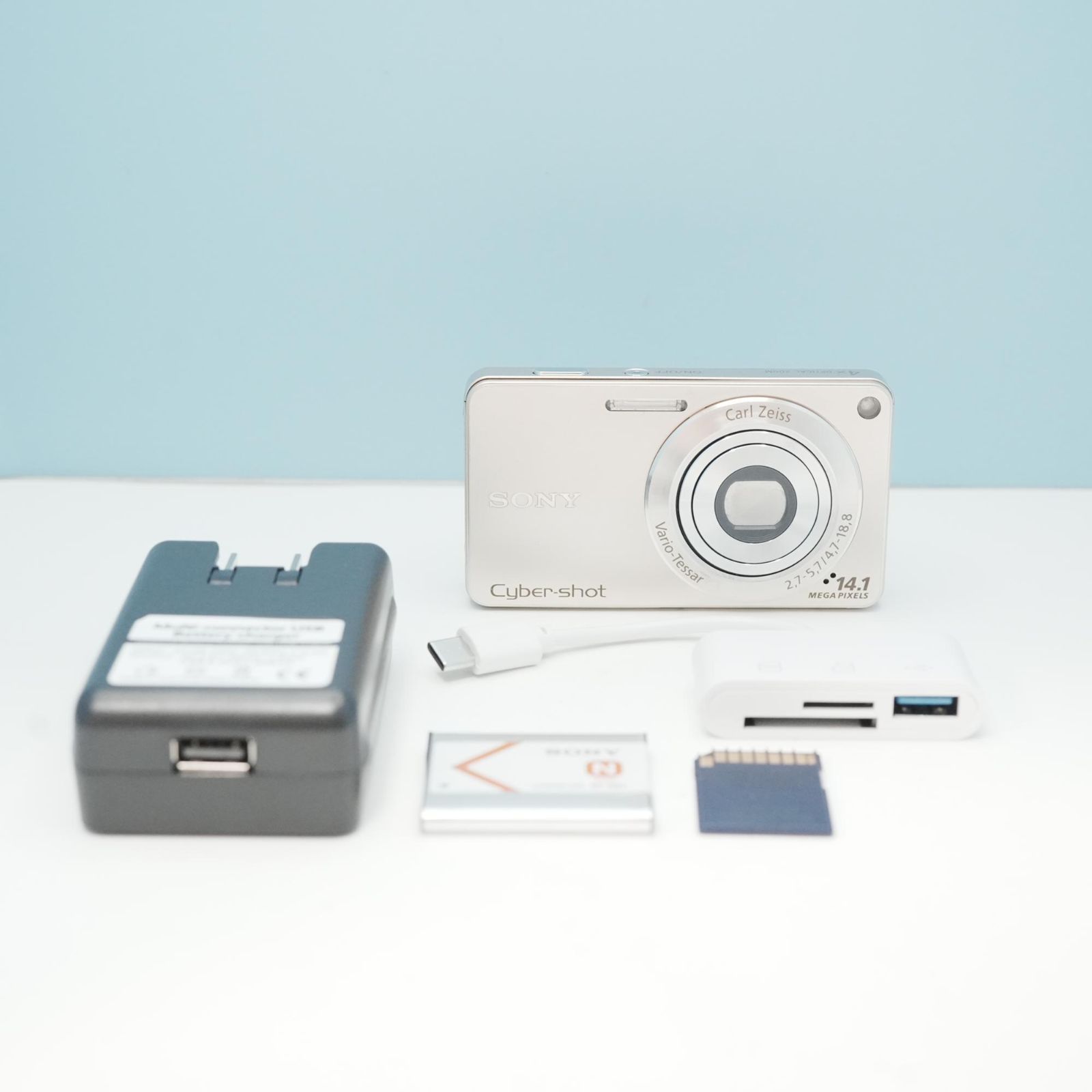 SONY Cyber-shot DSC-W350 デジカメ スマホ転送OK フルセット 美品