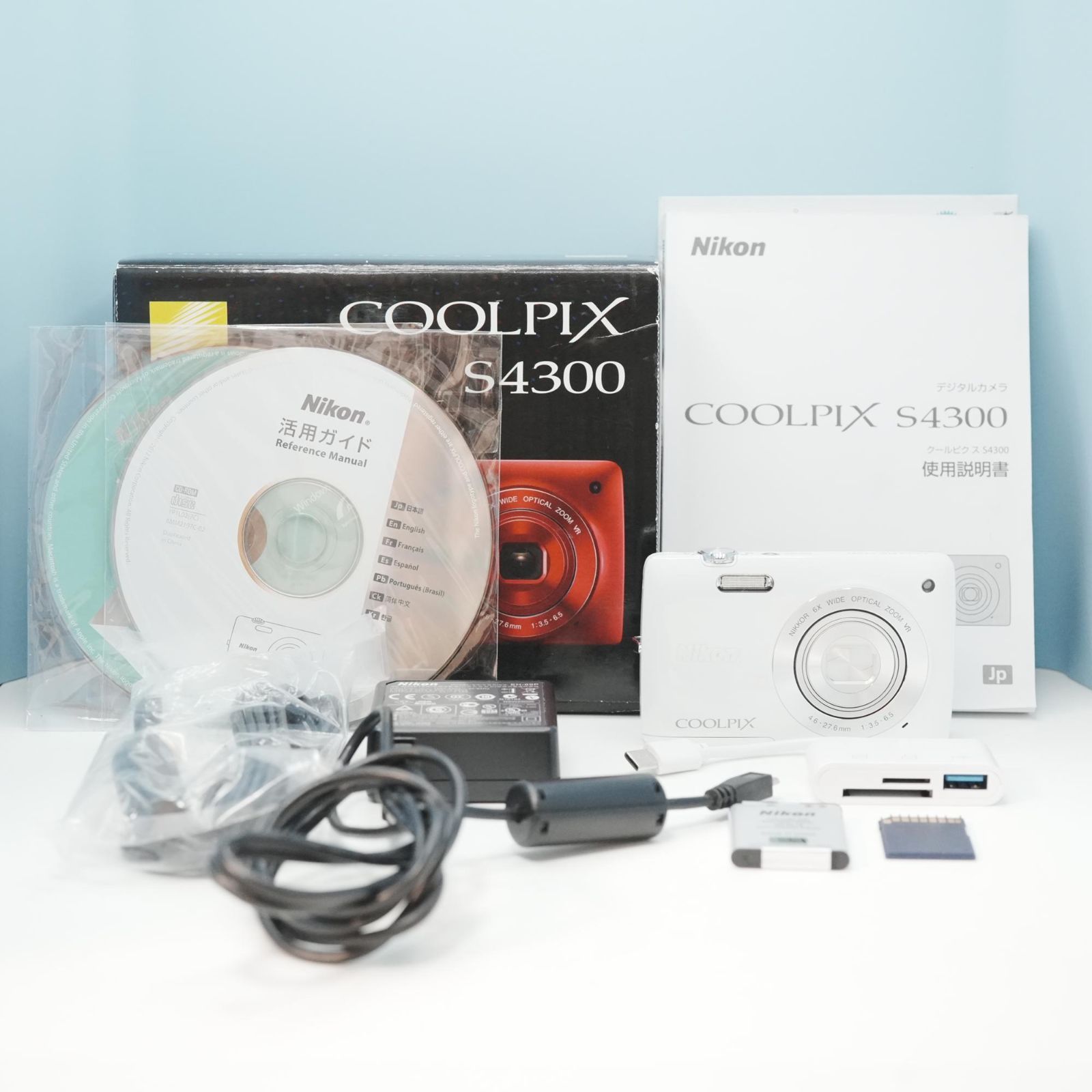 Nikon COOLPIX S4300 デジカメ スマホ転送OK フルセット 美品 a6771
