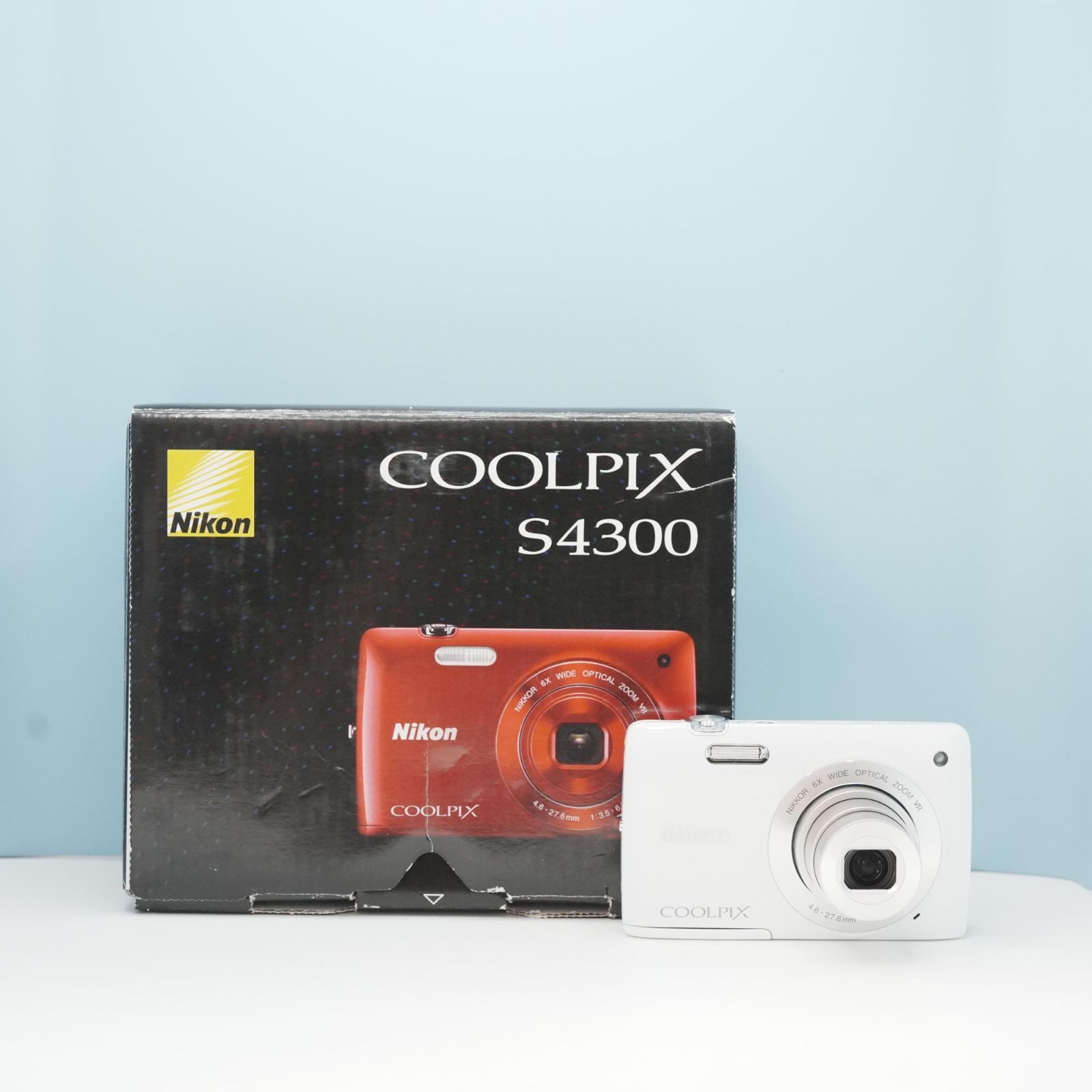 【美品】Nikon COOLPIX S3100 スマホ転送対応 Nikon COOLPIX S4300 デジカメ スマホ転送OK フルセット 美品 a6771