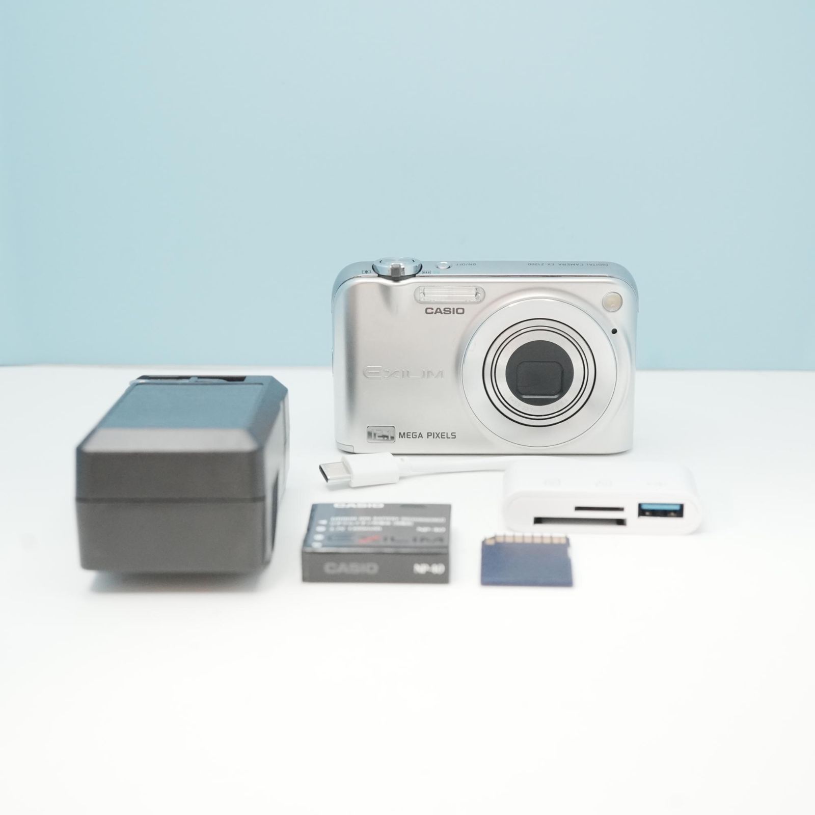 CASIO EXILIM EX-Z1200 デジカメ スマホ転送OK フルセット 美品 a6784