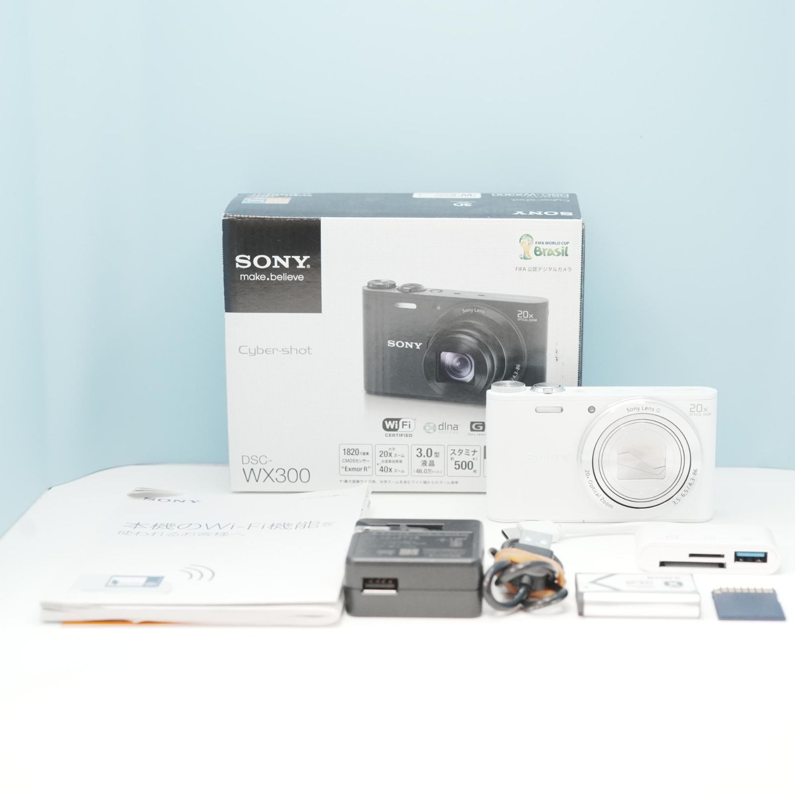SONY Cyber-shot DSC-WX300 デジカメ スマホ転送OK フルセット 極美品