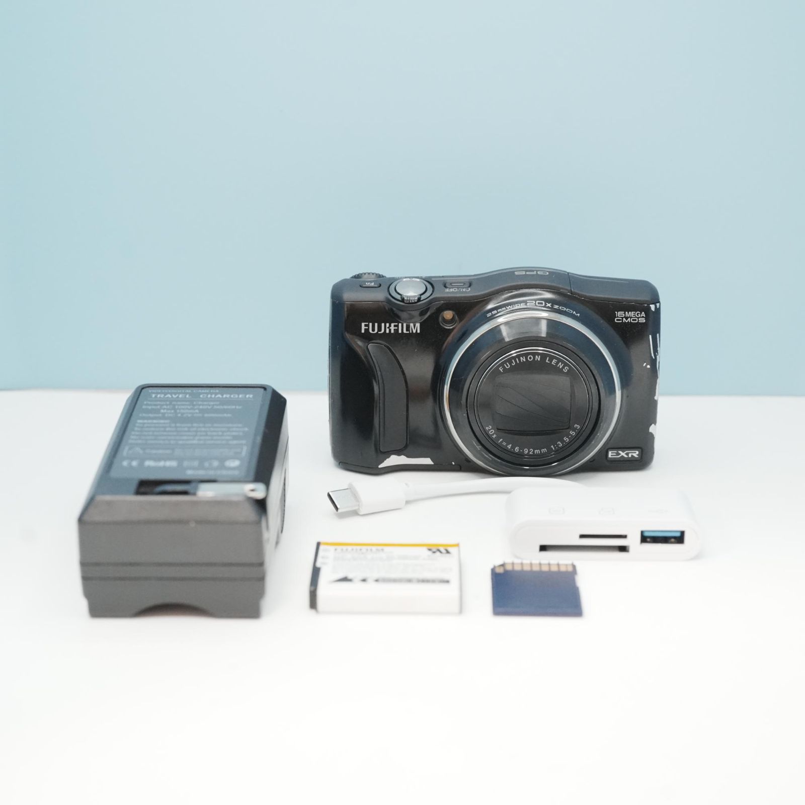 FUJIFILM FINEPIX F770EXR デジカメ スマホ転送OK フルセット a6796 