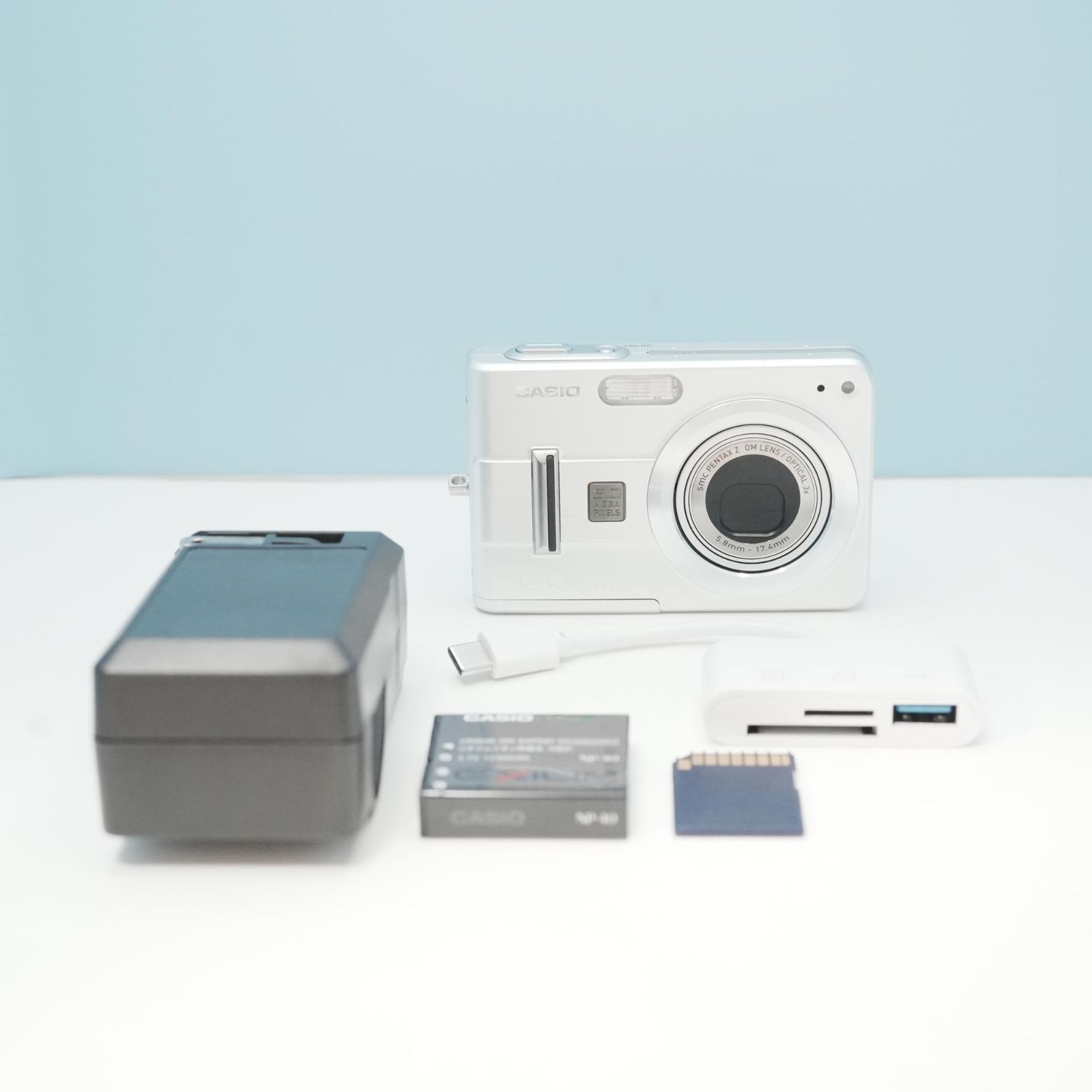 CASIO EXILIM EX-Z57 デジカメ スマホ転送OK フルセット 美品 a6792