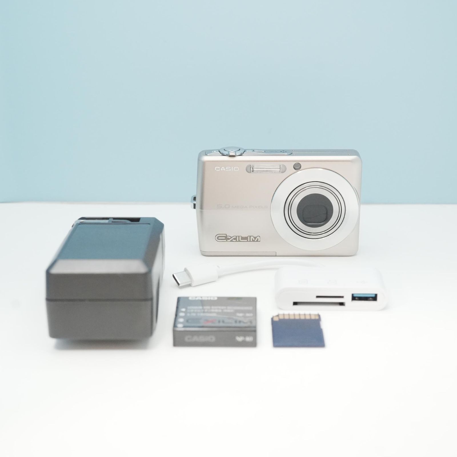 CASIO EXILIM EX-Z500 デジカメ スマホ転送OK フルセット 美品 a6791