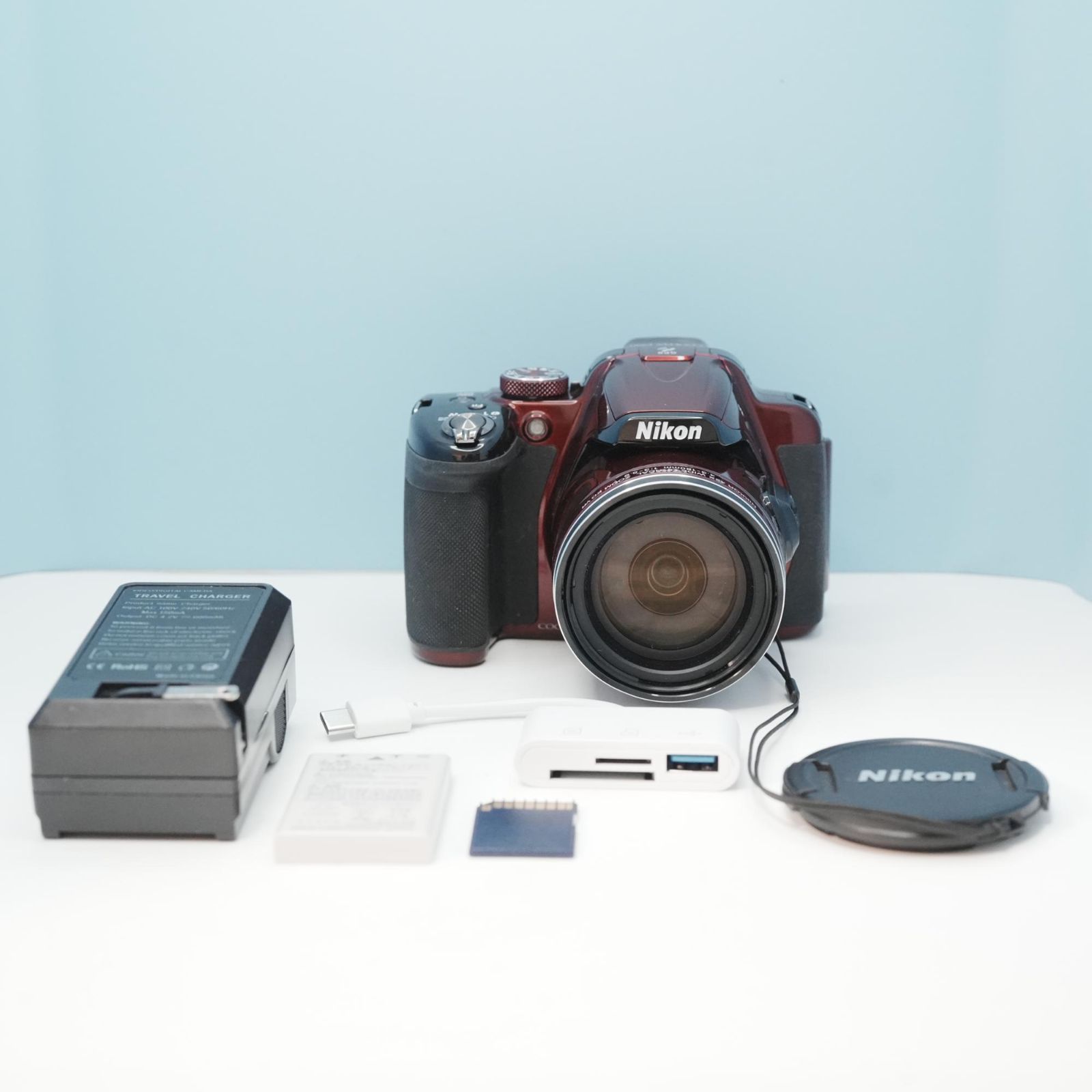 美品 Nikon COOLPIX P520 スマホ転送OK #0227 Nikon COOLPIX P520 デジカメ スマホ転送OK フルセット 美品 a6803