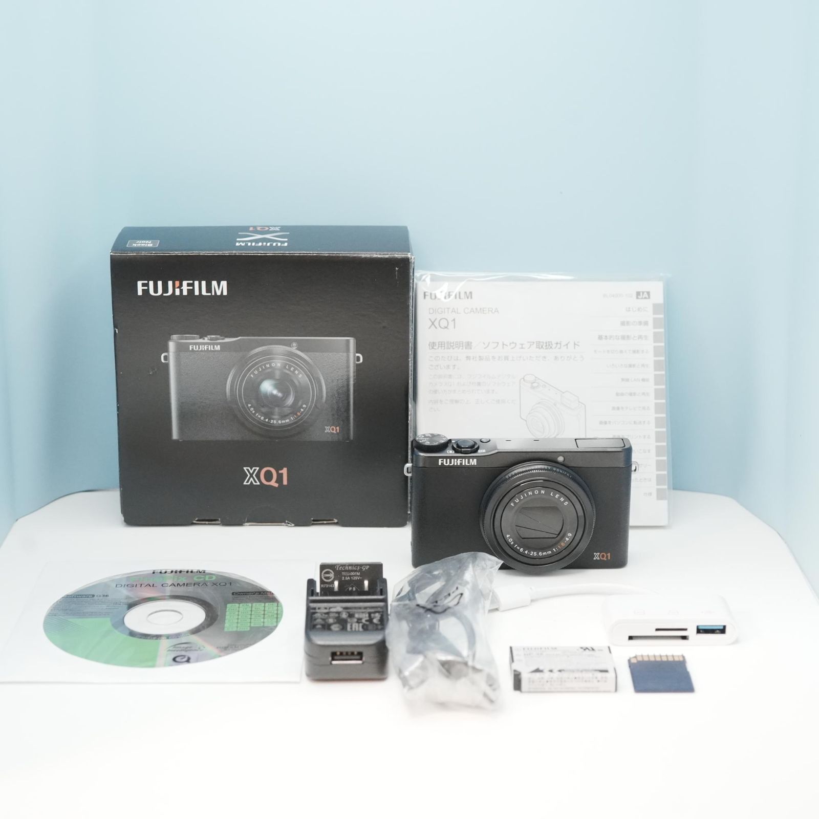 FUJIFILM XQ1 デジカメ スマホ転送OK フルセット 極美品 a6782 - メルカリ