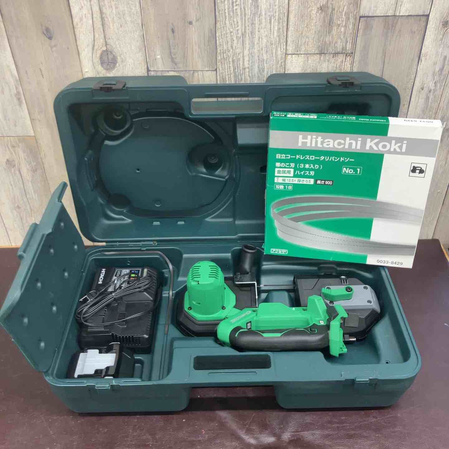 【中古美品】ハイコーキ(HIKOKI ※旧:日立工機) コードレスバンドソー CB18DBL(S)(LYPK) バッテリー 充電器 替刃付属【東大和店】