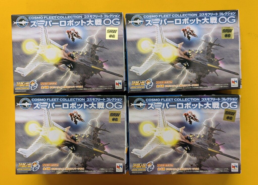 メガハウス コスモフリートコレクション/スーパーロボット大戦OG 全4種セット