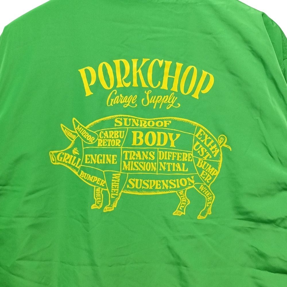 PORKCHOP GARAGE SUPPLY ポークチョップ ワッペン プリント 裏地ボア