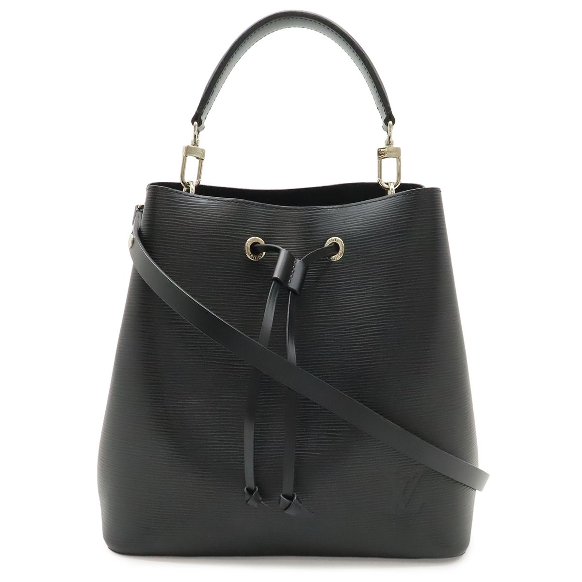 LOUIS VUITTON ルイ ヴィトン エピ ネオノエ ハンドバッグ 巾着バッグ 2WAY ショルダーバッグ ノワール 黒 シルバー金具 M54366