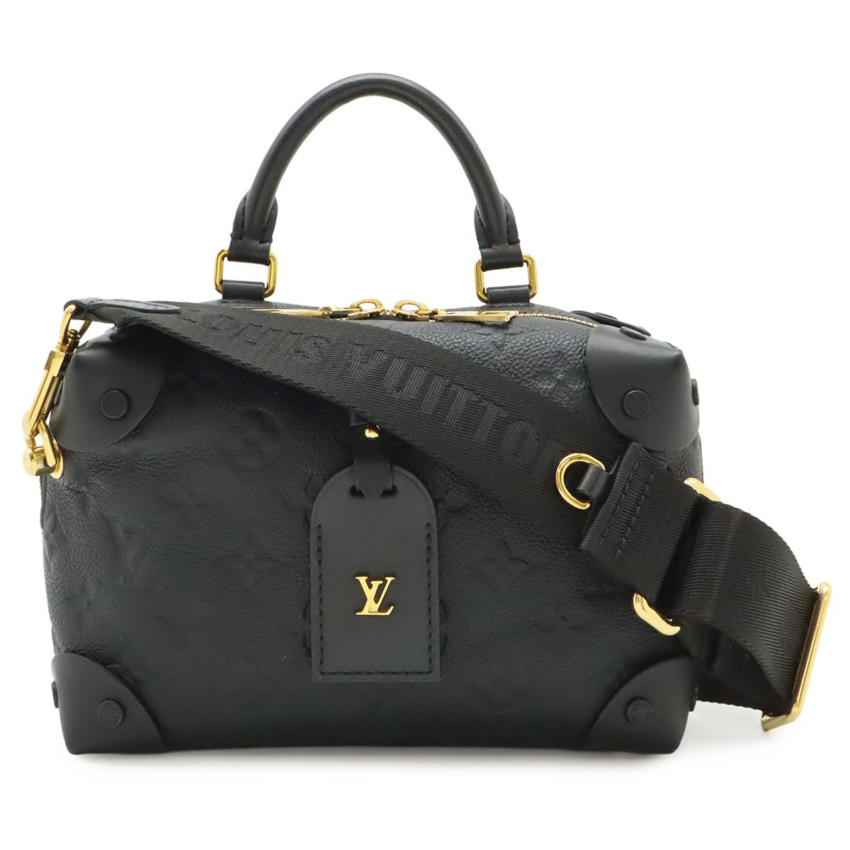 LOUIS VUITTON ルイ ヴィトン モノグラムアンプラント プティット マル スープル ハンドバッグ 2WAYショルダーバッグ ノワール チェーン欠品 M45393