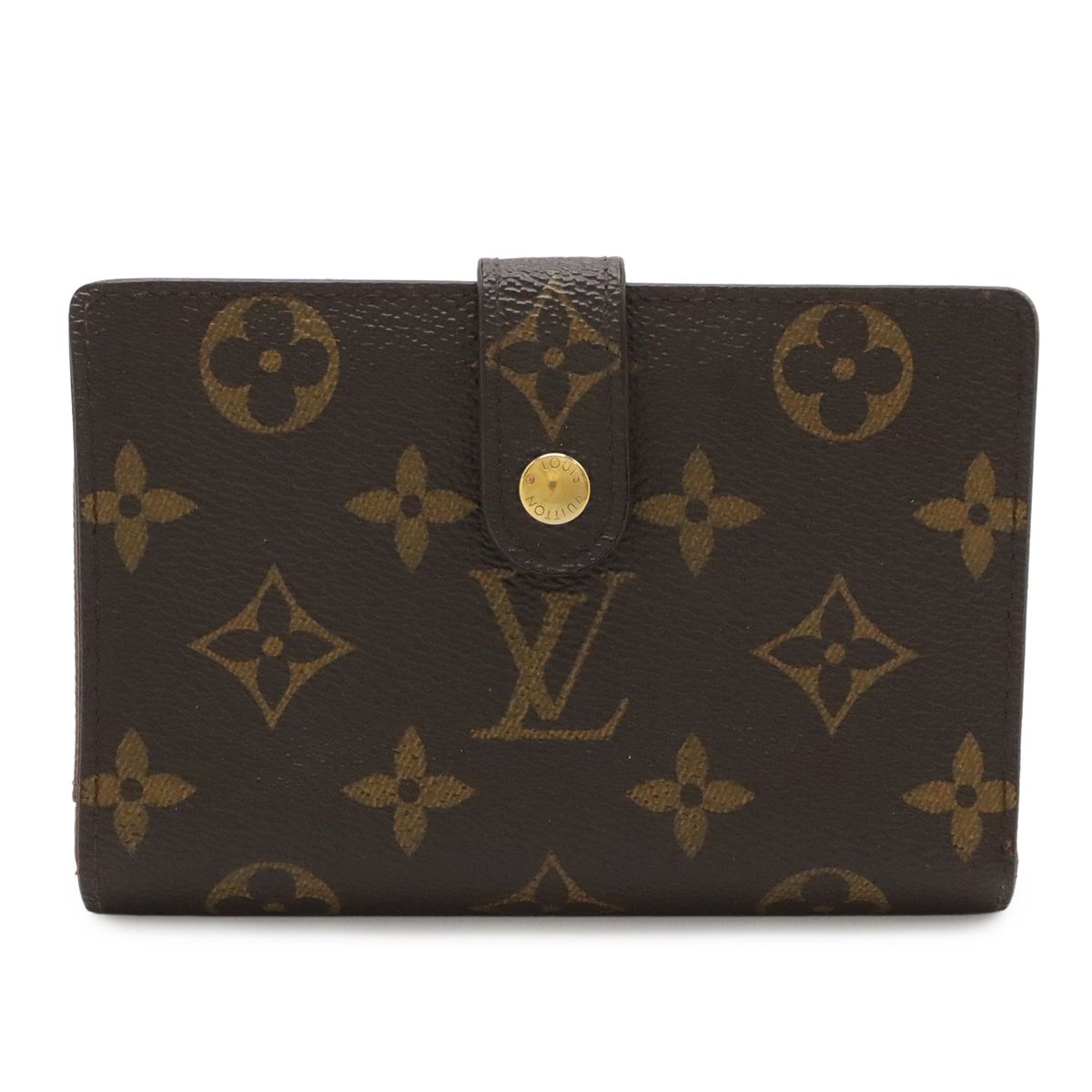 LOUIS VUITTON ルイ ヴィトン モノグラム ポルトフォイユ ヴィエノワ 2つ折財布 二つ折り がま口財布 ガマ口 ベタなし M61674