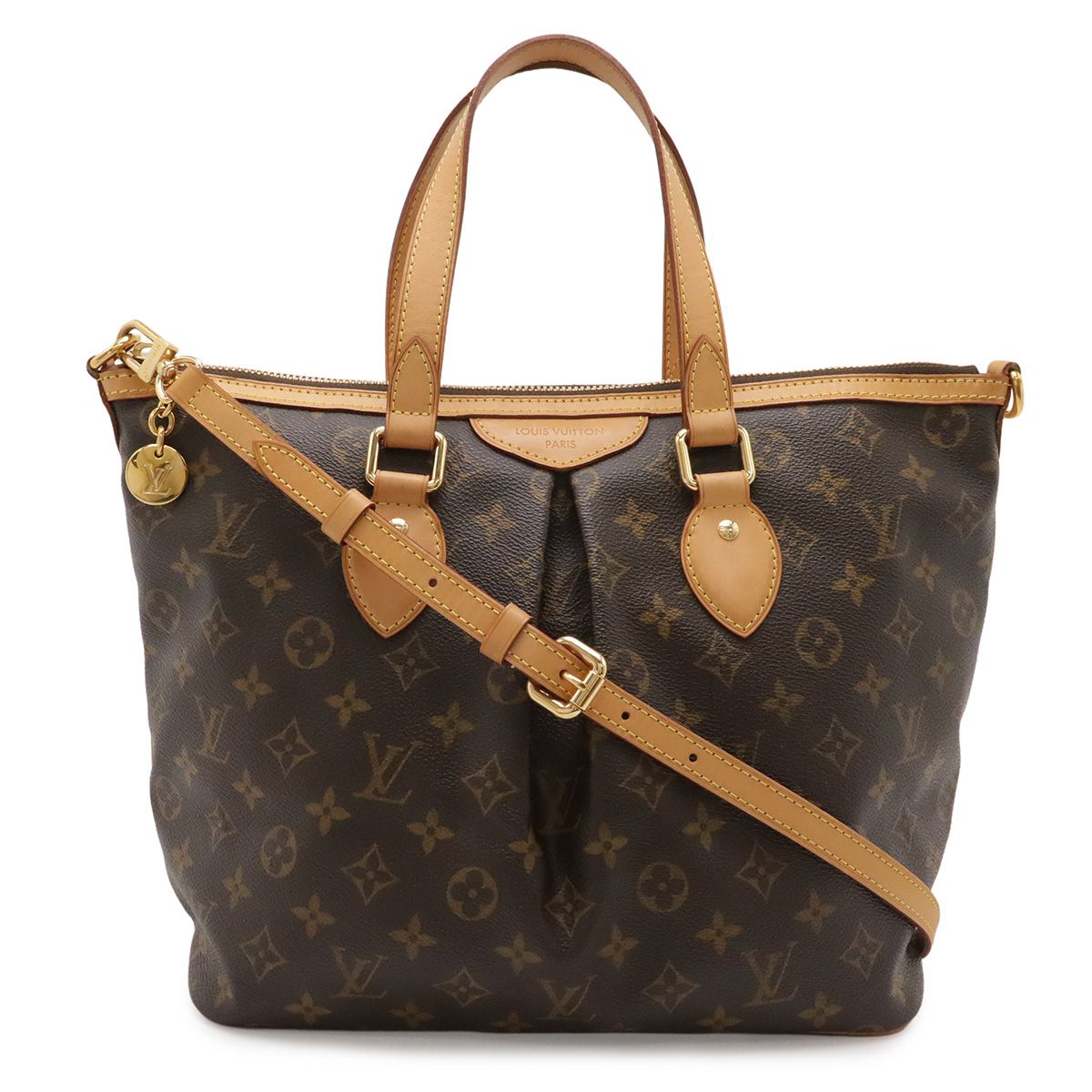 LOUIS VUITTON ルイ ヴィトン モノグラム パレルモPM トートバッグ ハンドバッグ 2WAY ショルダーバッグ 肩掛け M40145