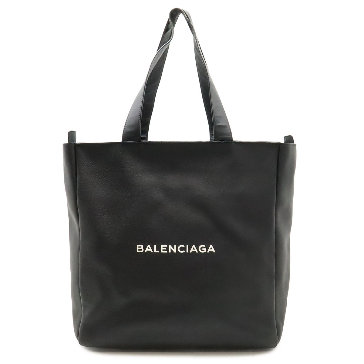 BALENCIAGA バレンシアガ エブリデイ ラージ トート トートバッグ ショルダーバッグ セミショルダー 肩掛け レザー ブラック 黒 504980
