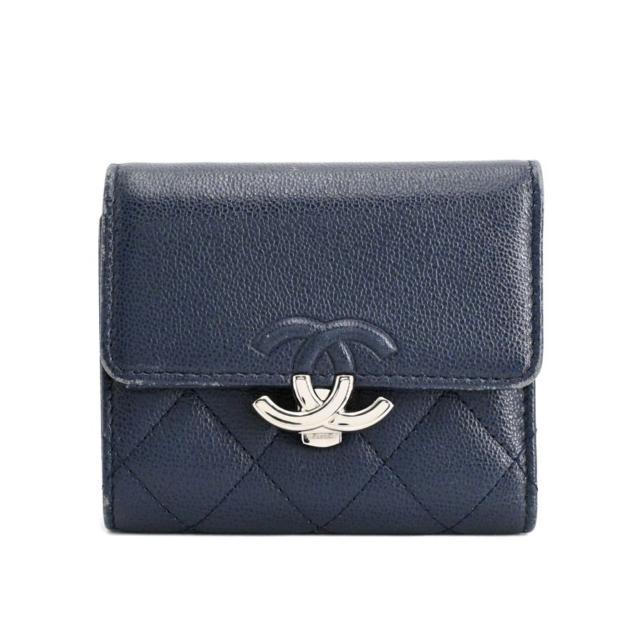 CHANEL シャネル ミディアムウォレット CCBOXスモールフラップウォレット AP1173