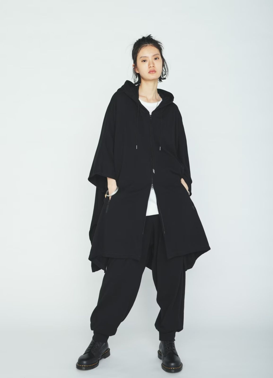 S'YTE 26ss 40/1 COTTON GAUZE FLEECE PONCHO 3 サイト 2026ss