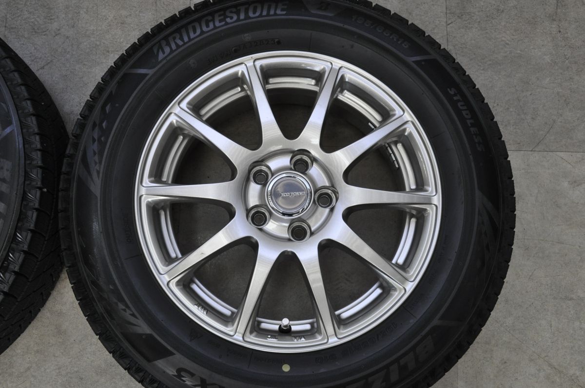 即日出荷 4本SET 中古ホイール エコフォルム 6.5J+54 5H-1114.3 新品 