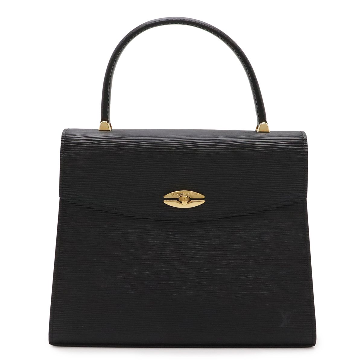 LOUIS VUITTON ルイ ヴィトン エピ マルゼルブ ハンドバッグ フラップバッグ レザー ノワール 黒 ブラック ゴールド金具 M52372