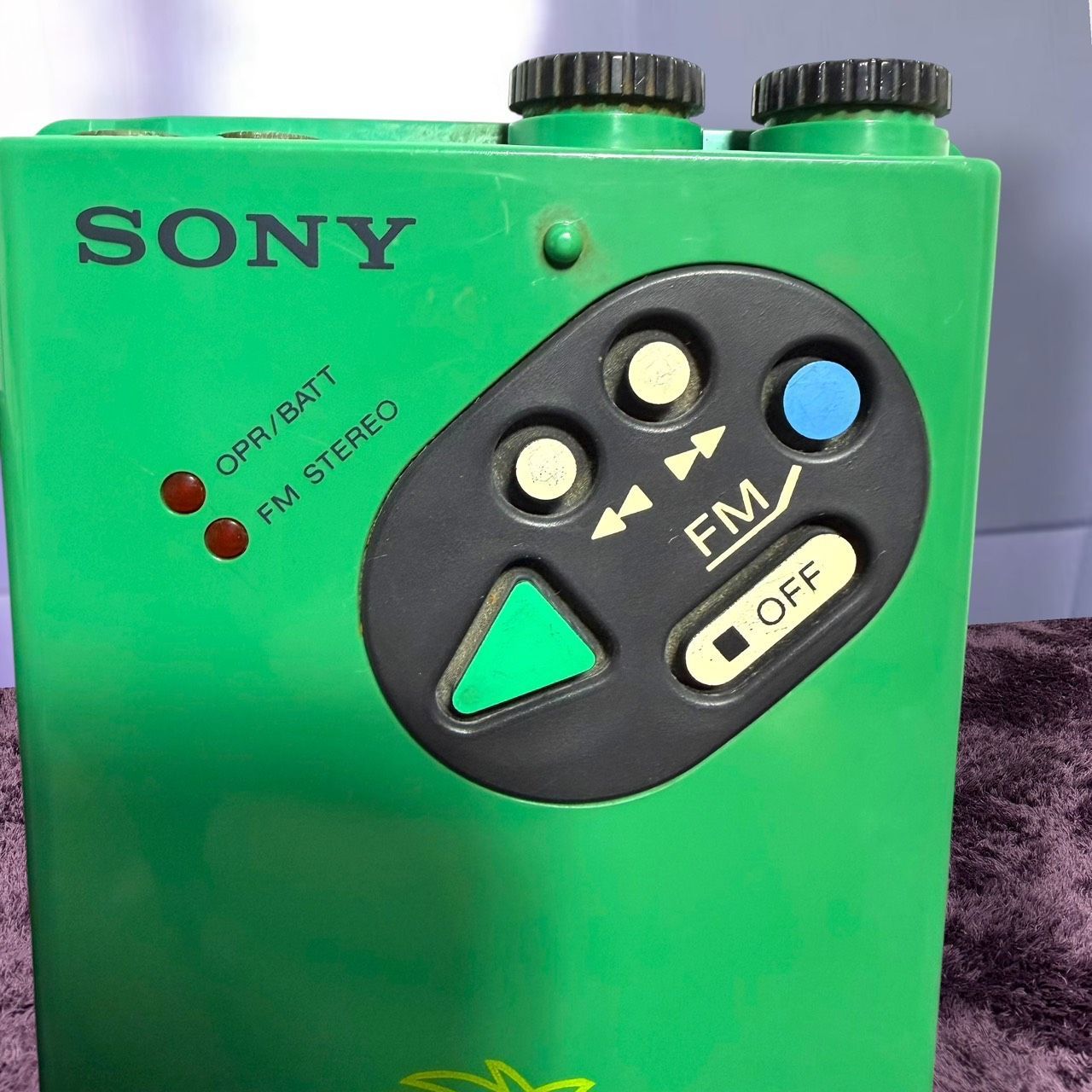 希少品 SONY WM-F5 緑 スポーツウォークマン 沖縄 カセットプレーヤー ☆希少品 送料無料 SONY ソニー WM-F5 グリーン 緑 okinawa Sports