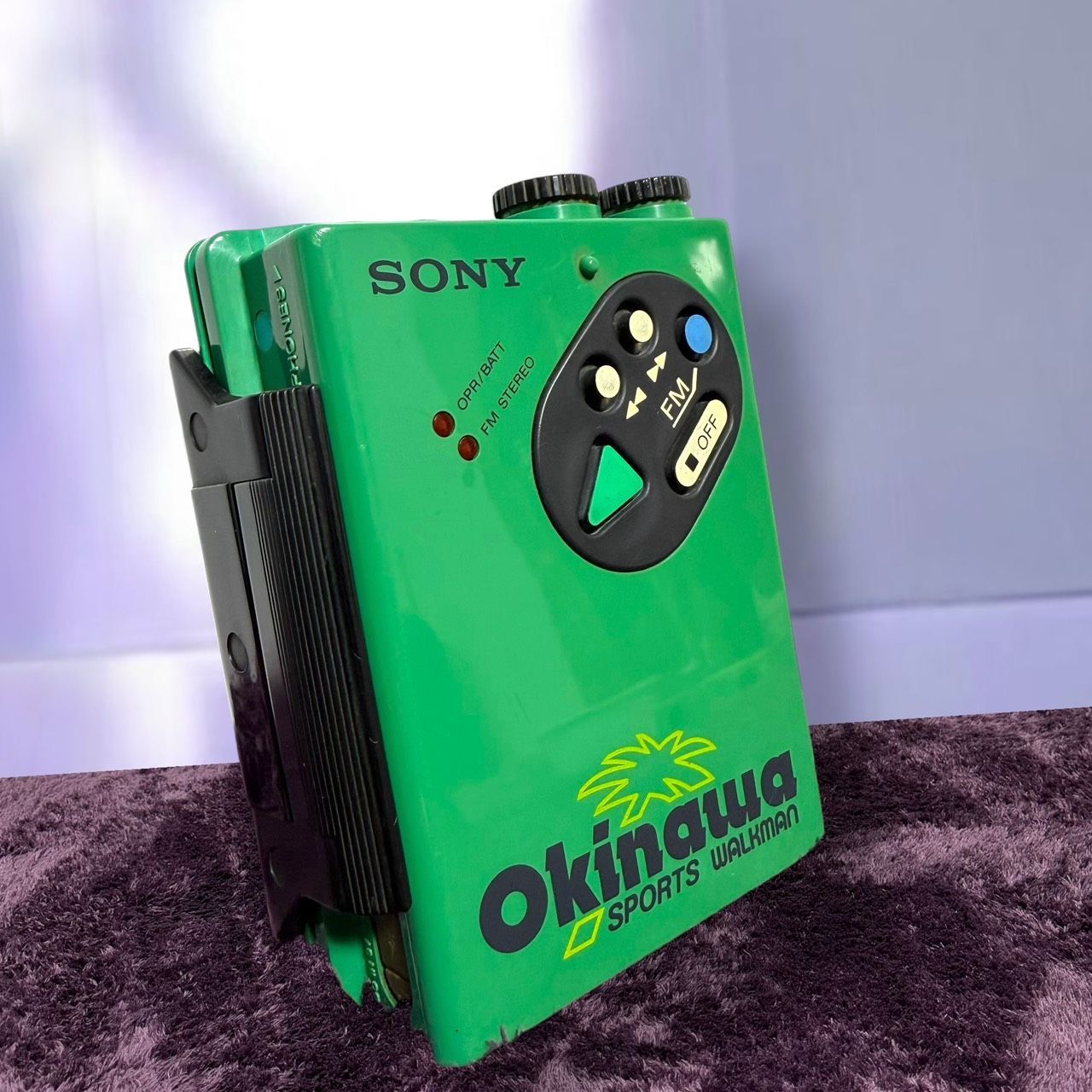 希少品 SONY WM-F5 緑 スポーツウォークマン 沖縄 カセットプレーヤー ☆希少品 送料無料 SONY ソニー WM-F5 グリーン 緑 okinawa Sports