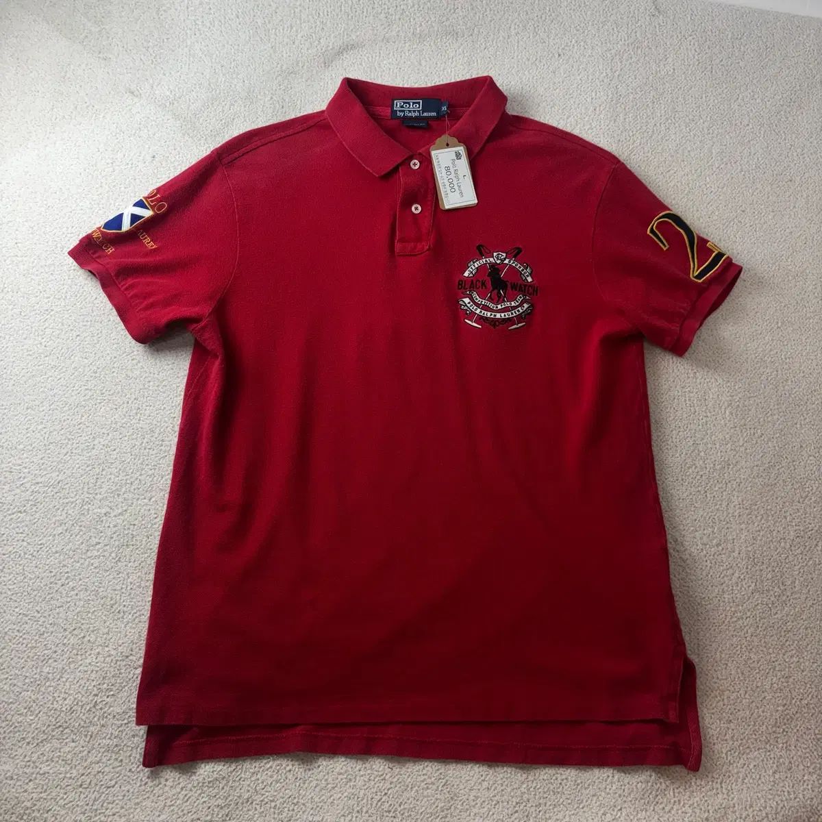 100 POLO RALPH LAUREN ブラックウォッチ PK半袖Tシャツ