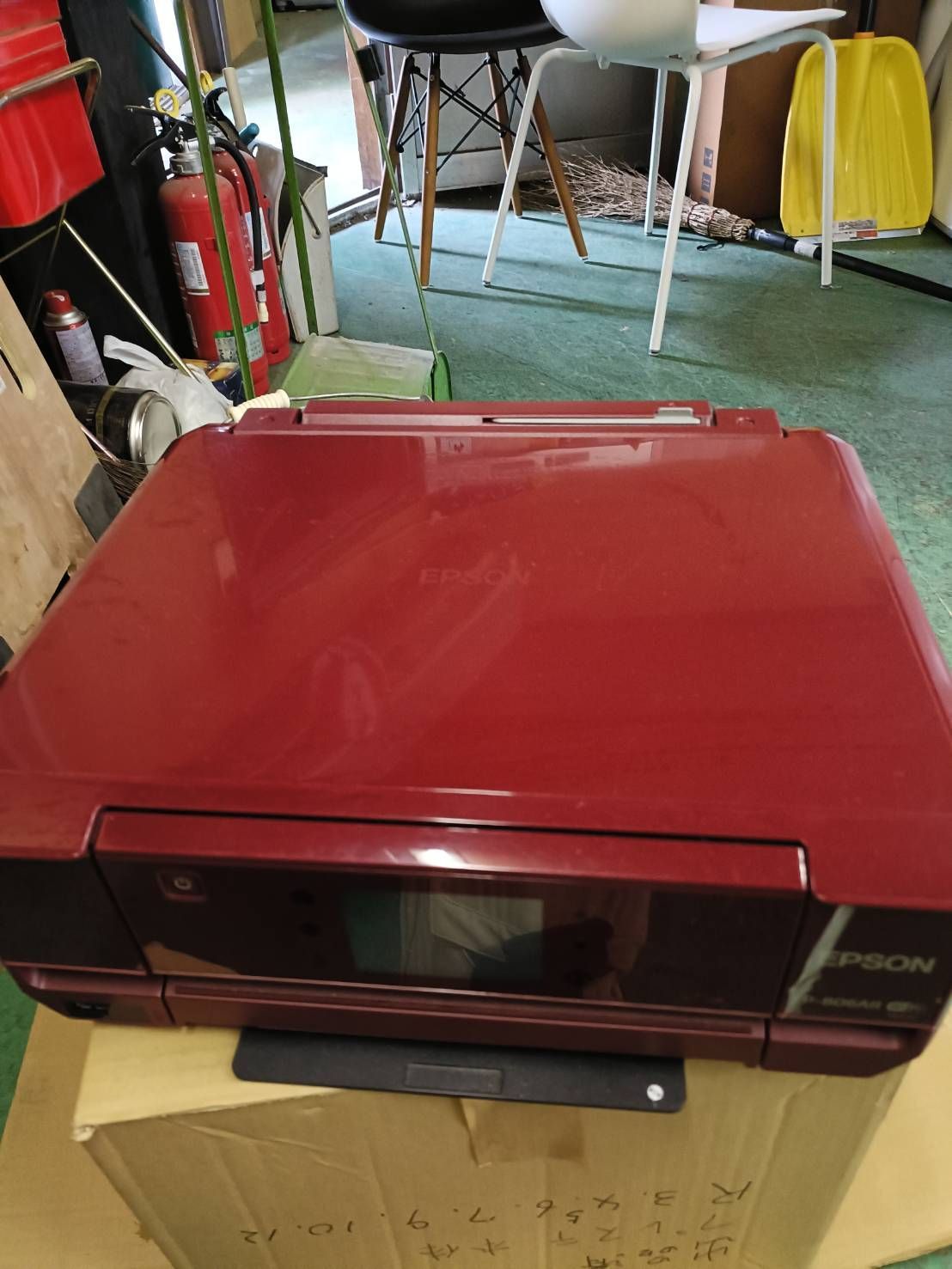 【動作確認済】エプソン プリンター 複合機 Colorio EP-806AR レッド [99412]