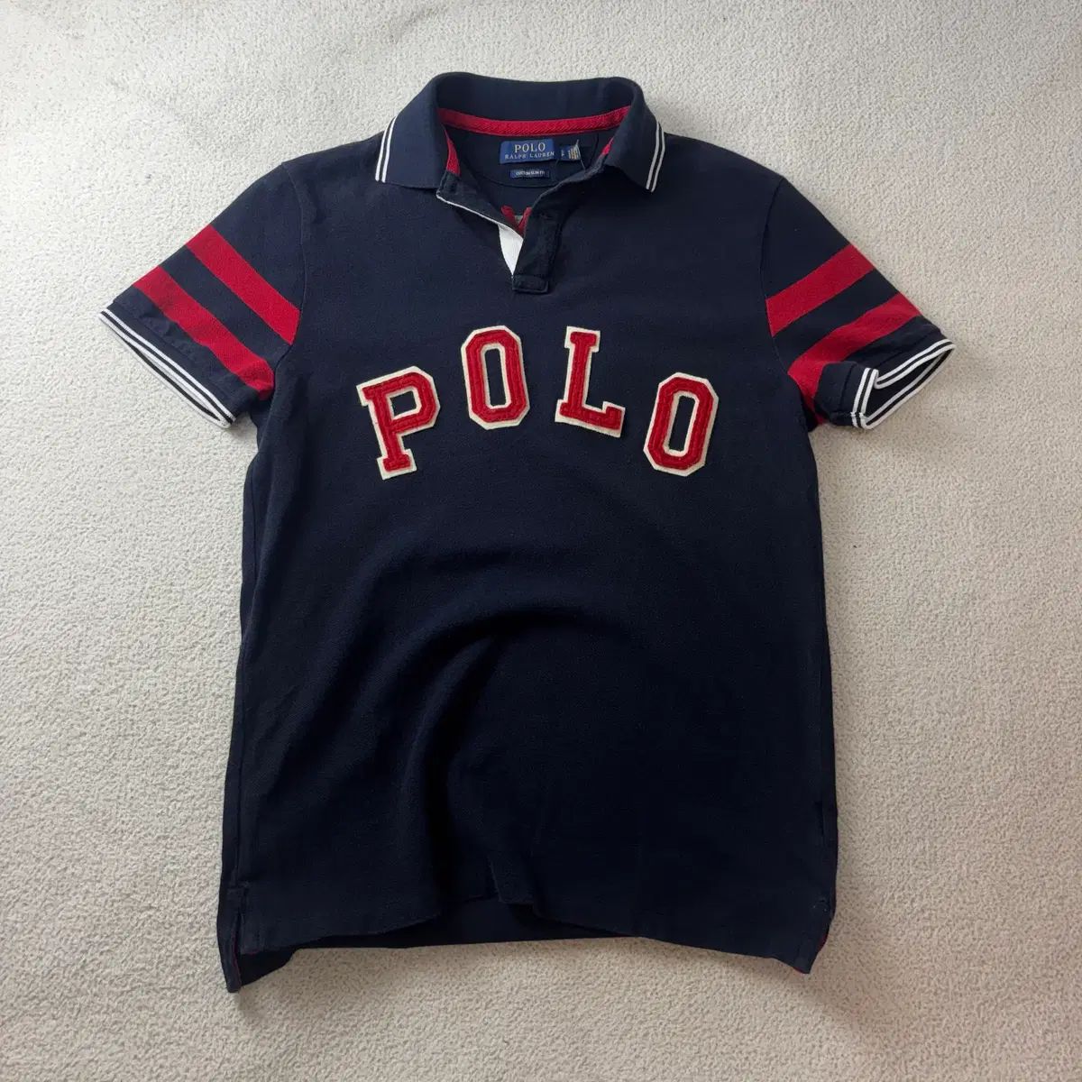 95 ポロ ラルフ ローレン Spellout ビックロゴ PK半袖Tシャツ