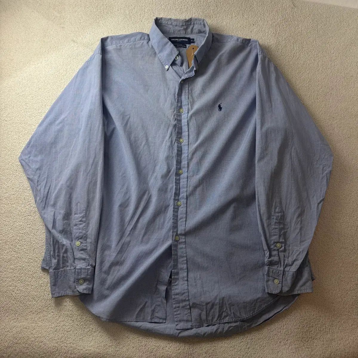 110 ポロラルフローレン ゴルフ CHECK コットン シャツ