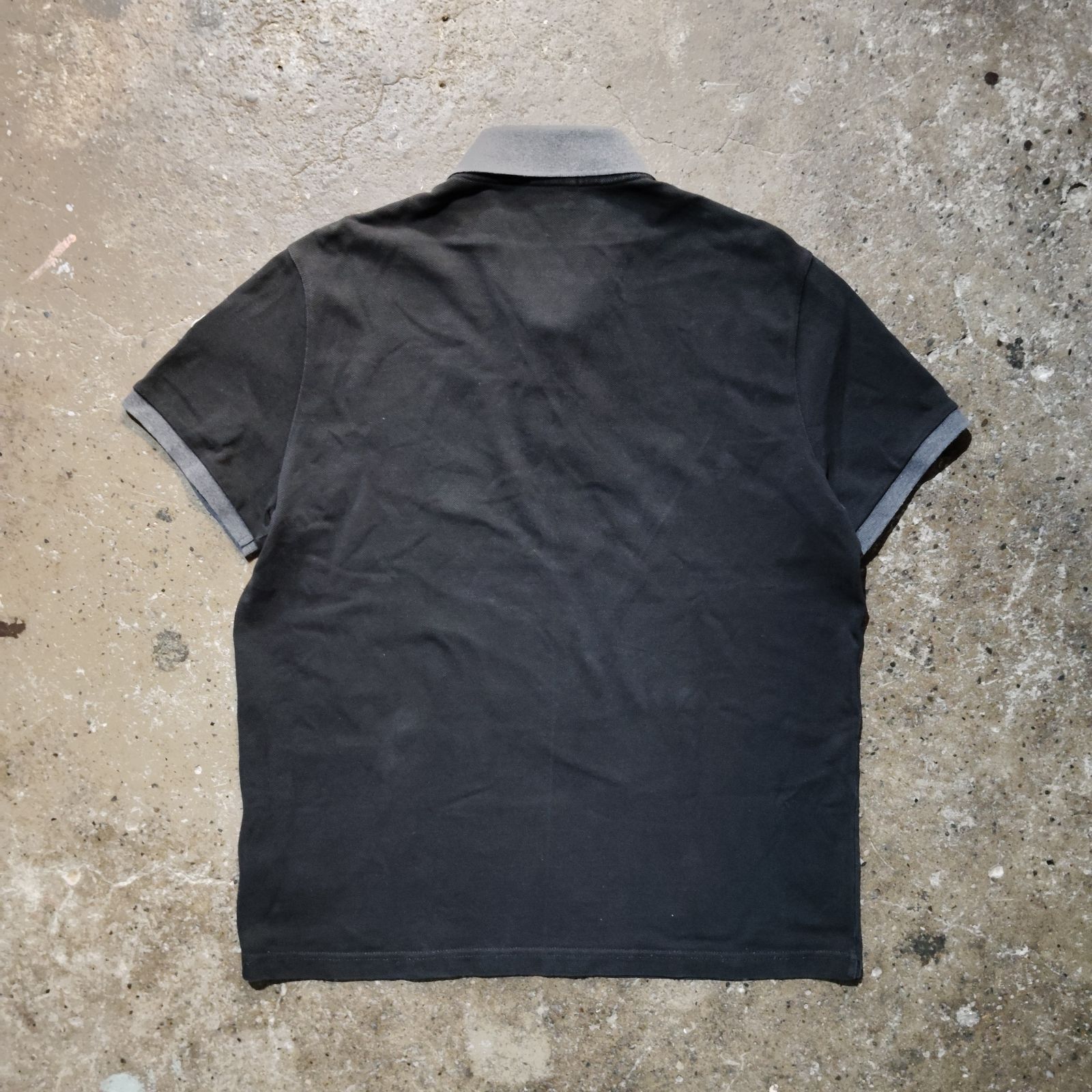 MONCLER ポロシャツ XL モンクレール MAGLIA POLO ブラック グレー