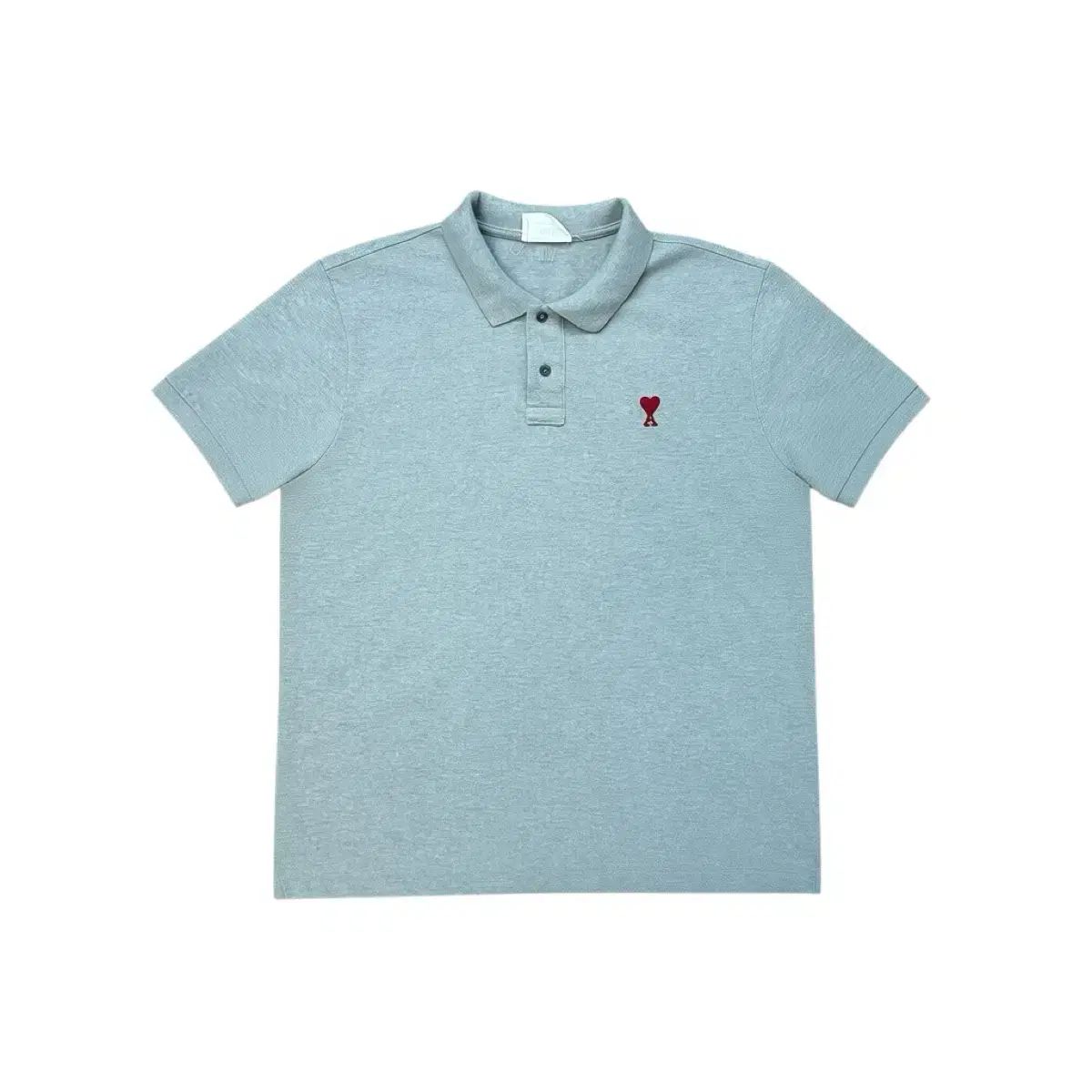 アミ 半袖 カラーTシャツ